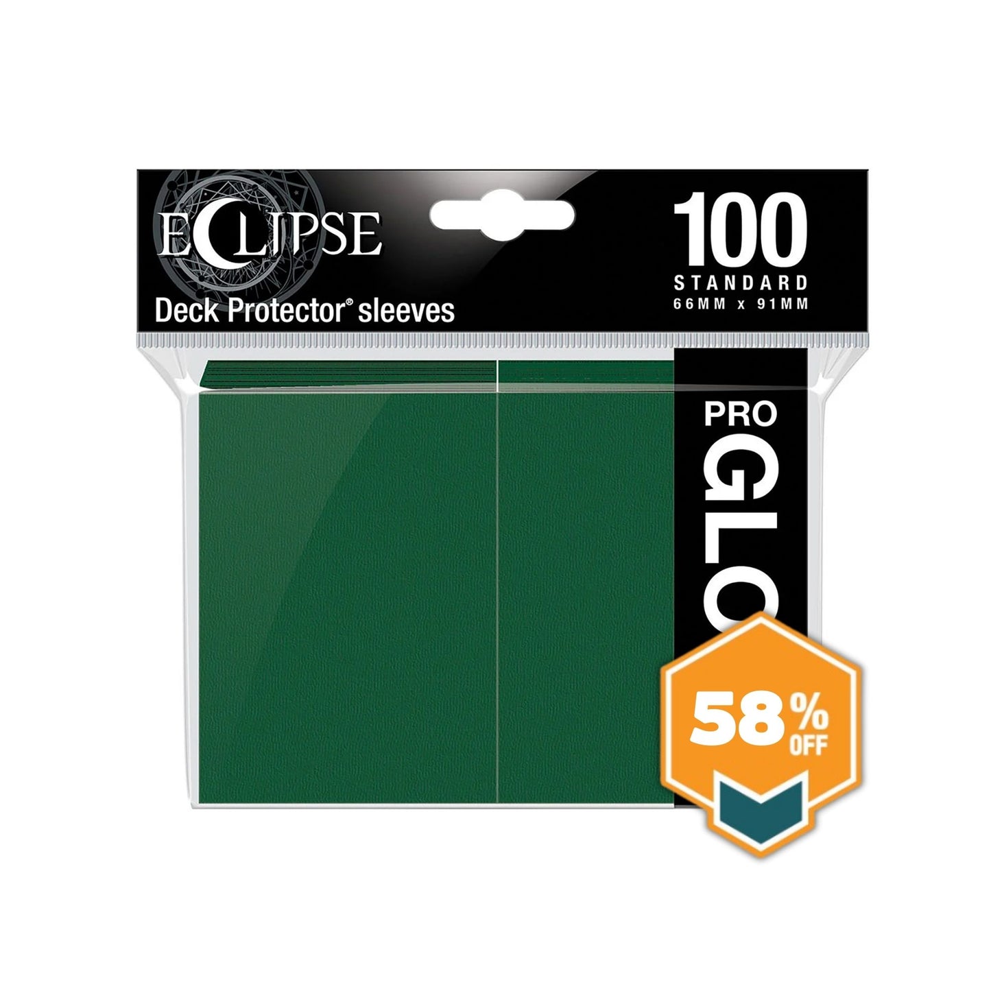 Eclipse: Standard Deck Protector Sleeves - Forest Green - Gloss 100ct