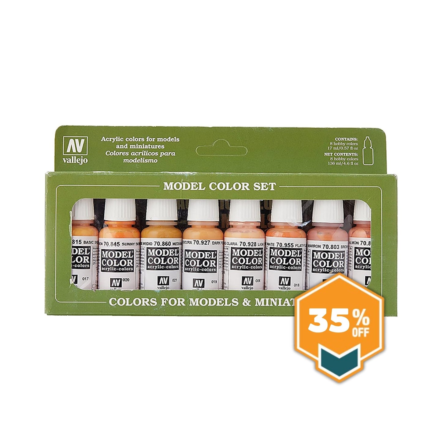 Model Color Set: Face & Skin Tones