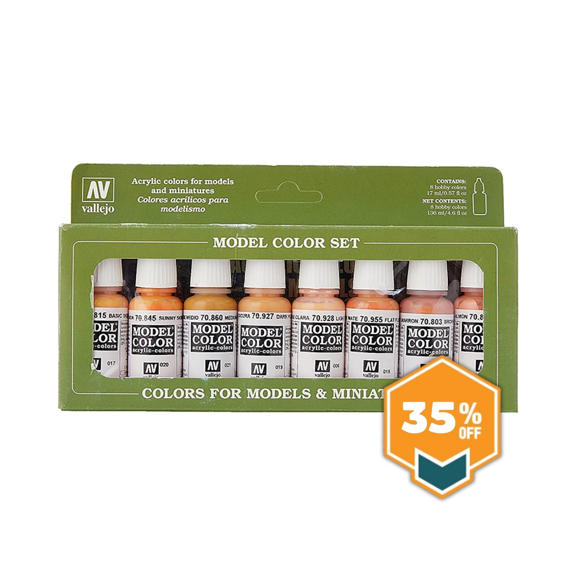 Model Color Set: Face & Skin Tones