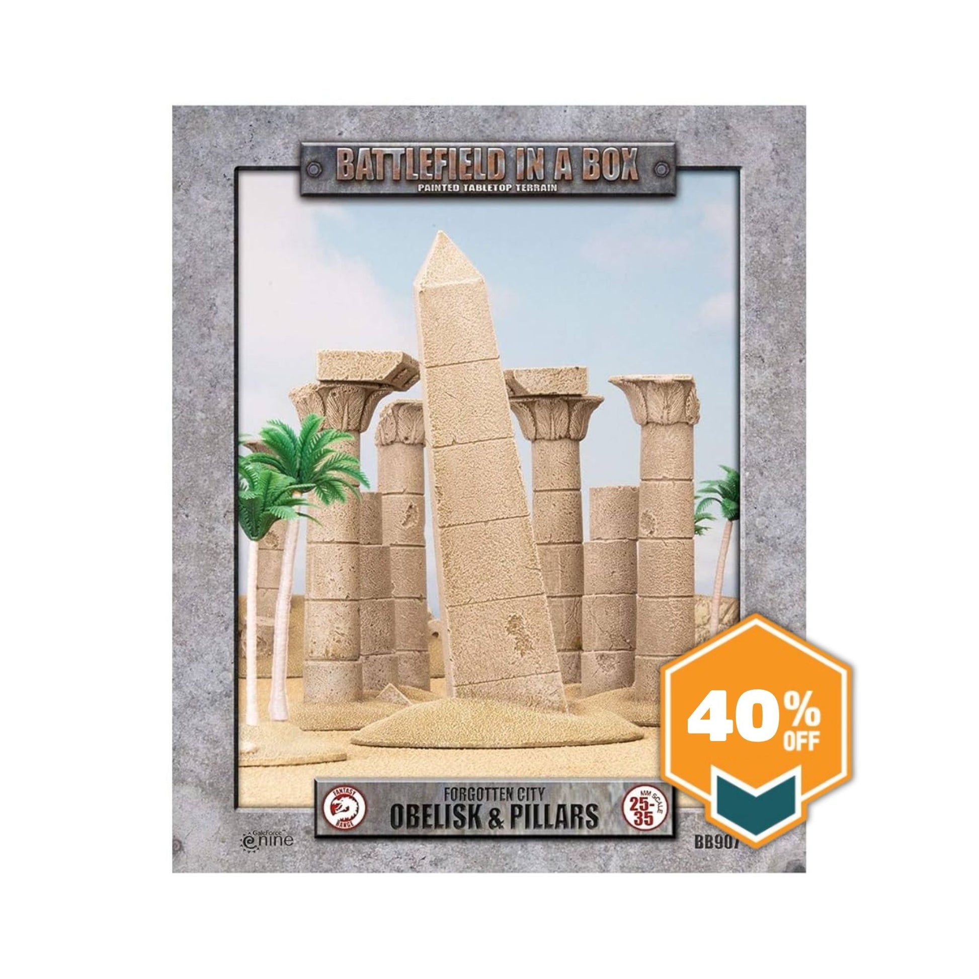 Obelisk & Pillers - Battlefield in a Box 35mm Terrain