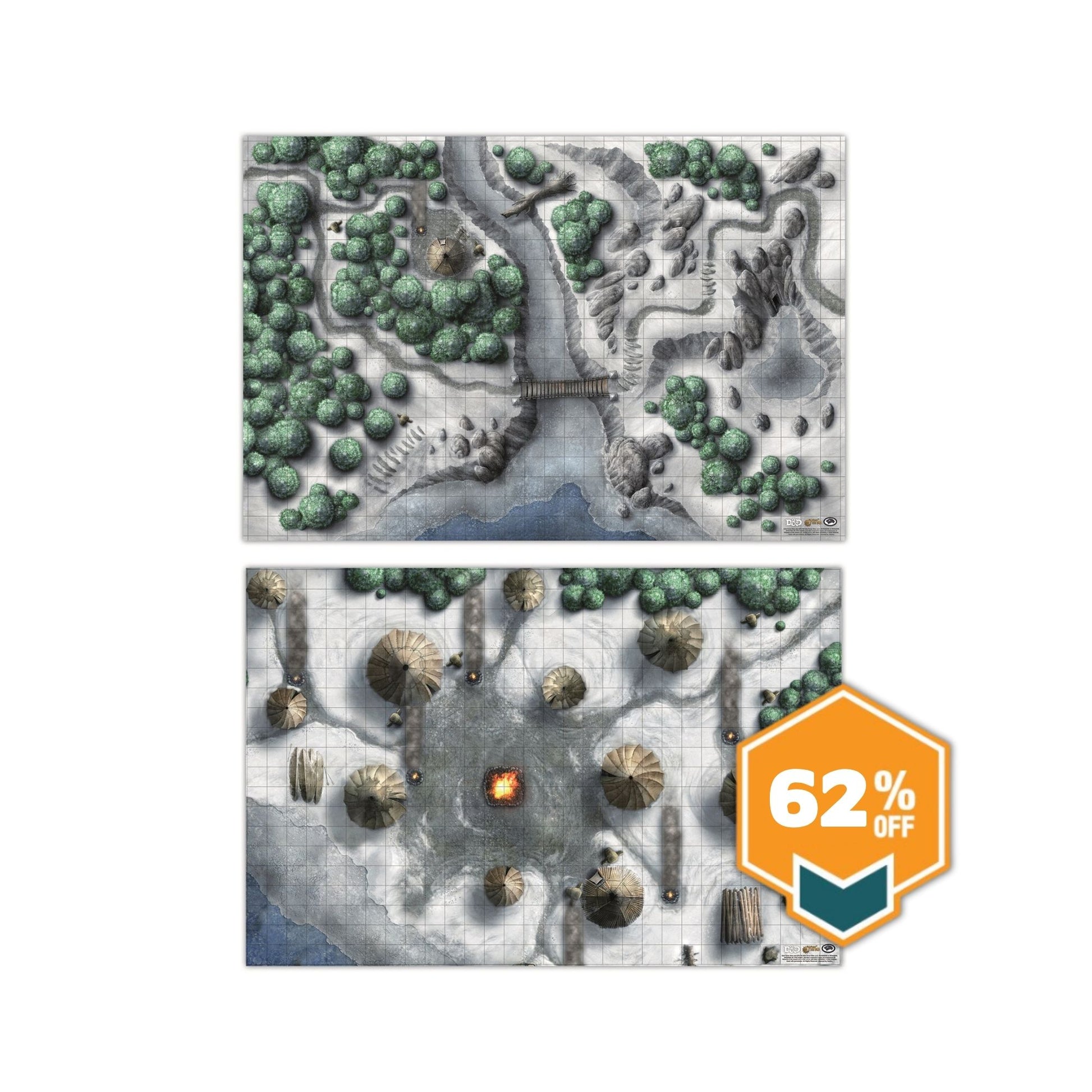 D&D: Icewind Dale Encounter - 2 Map Set