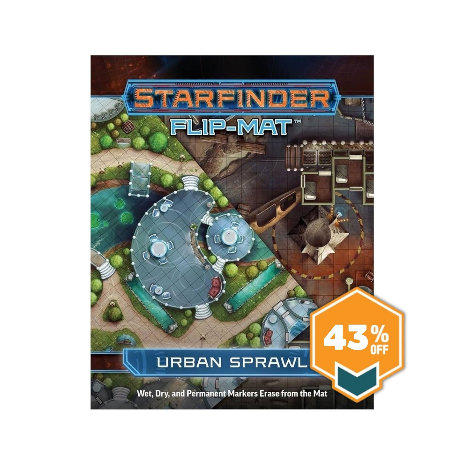 Starfinder flip-mat: Urban Sprawl