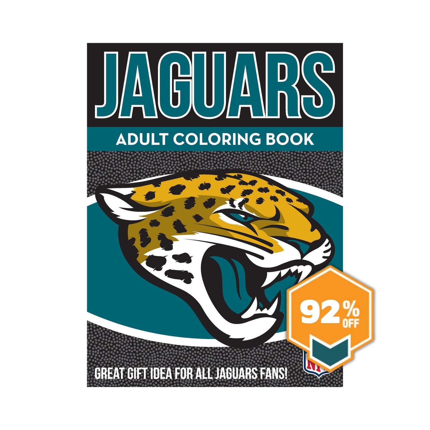 NFL Adult Coloring Book, Jacksonville Jaguars