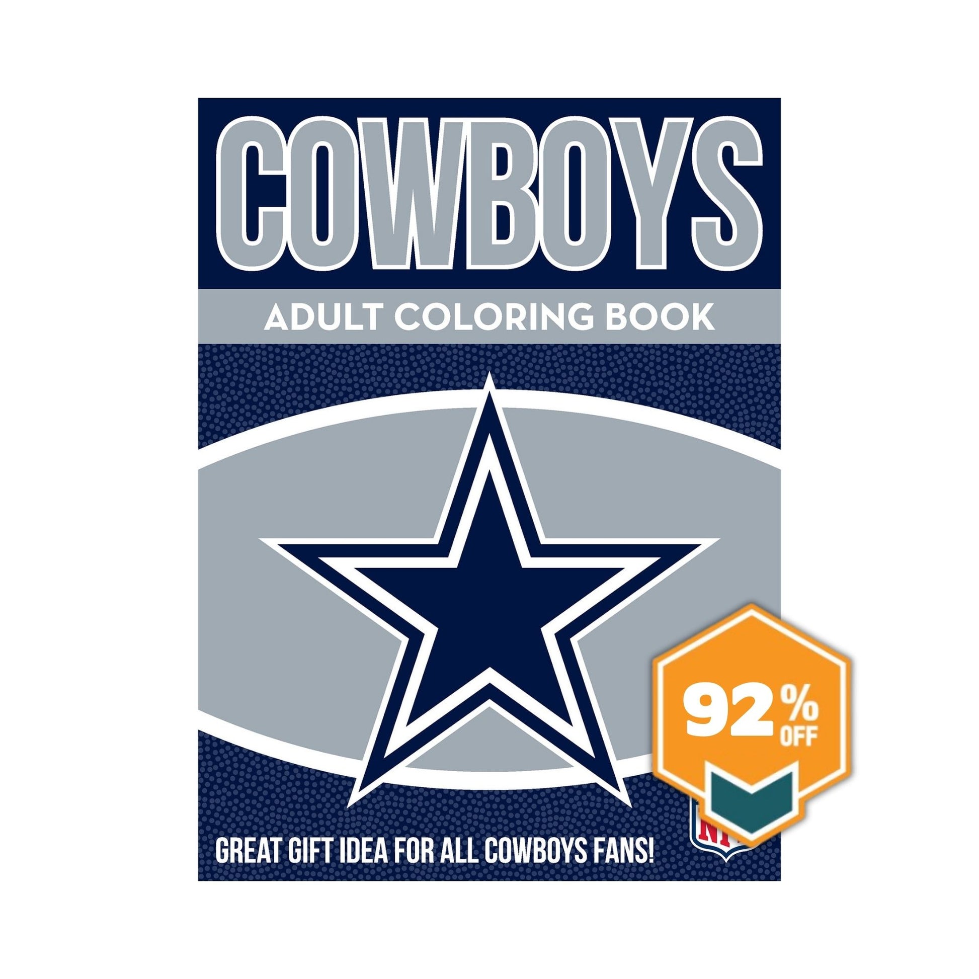 NFL Adult Coloring Book, Dallas Cowboys