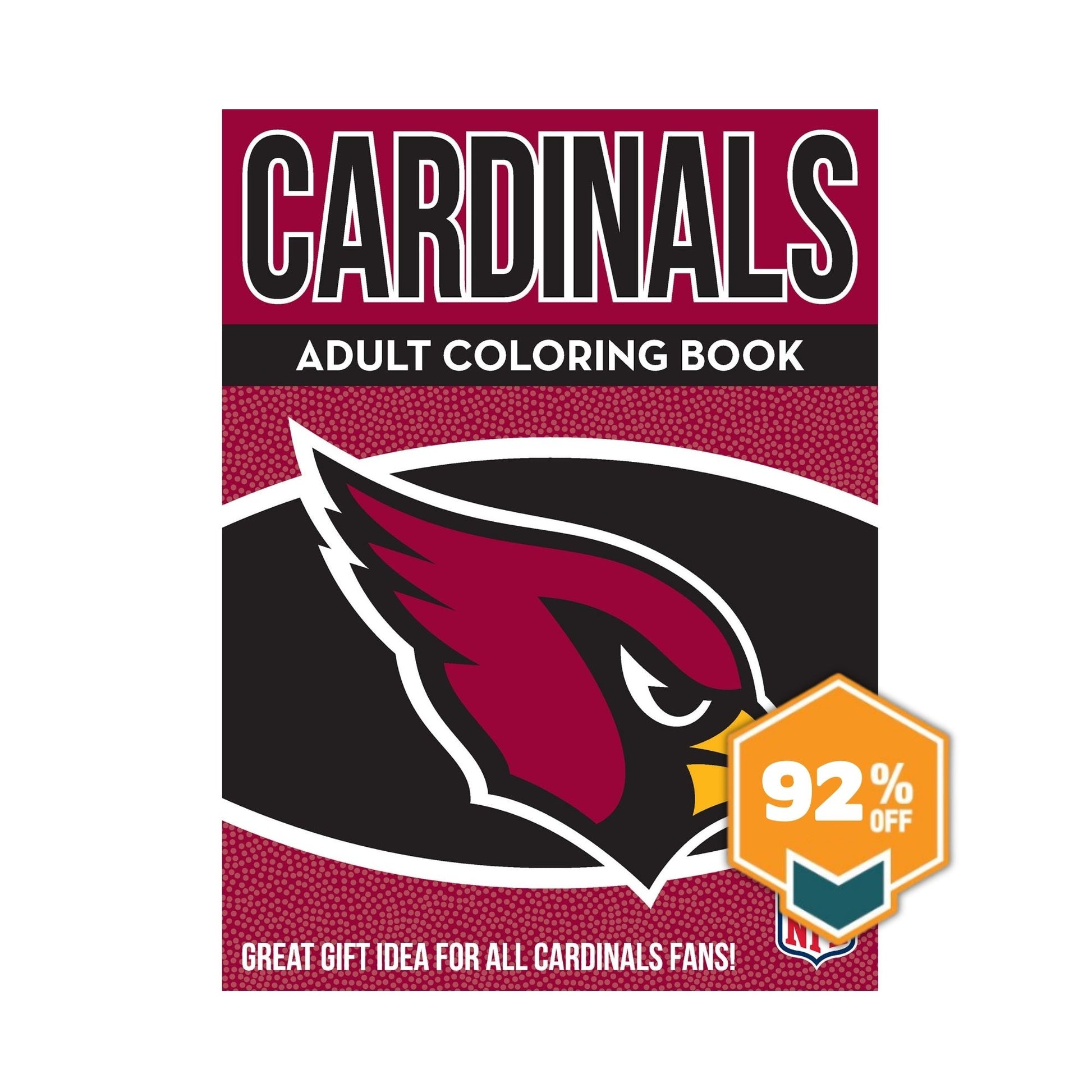NFL Adult Coloring Book, Arizona Cardinals