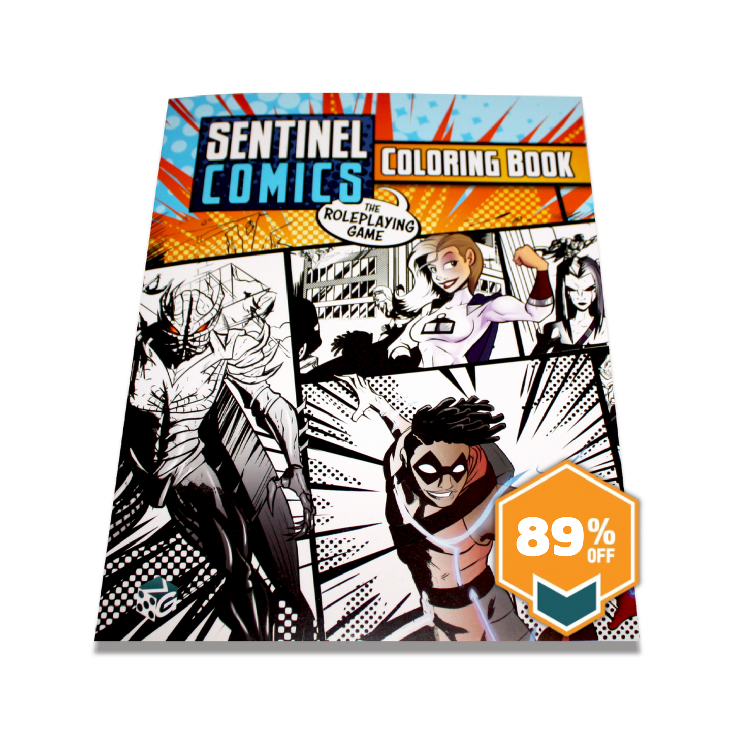 Sentinel Comics: The Roleplaying Game - Coloring Book