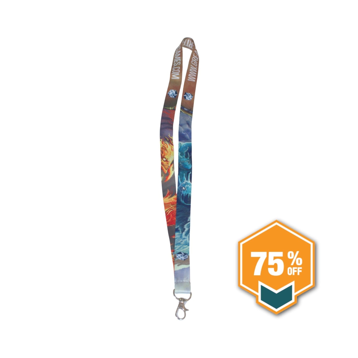 Spirit Island Lanyard: River and Wildfire