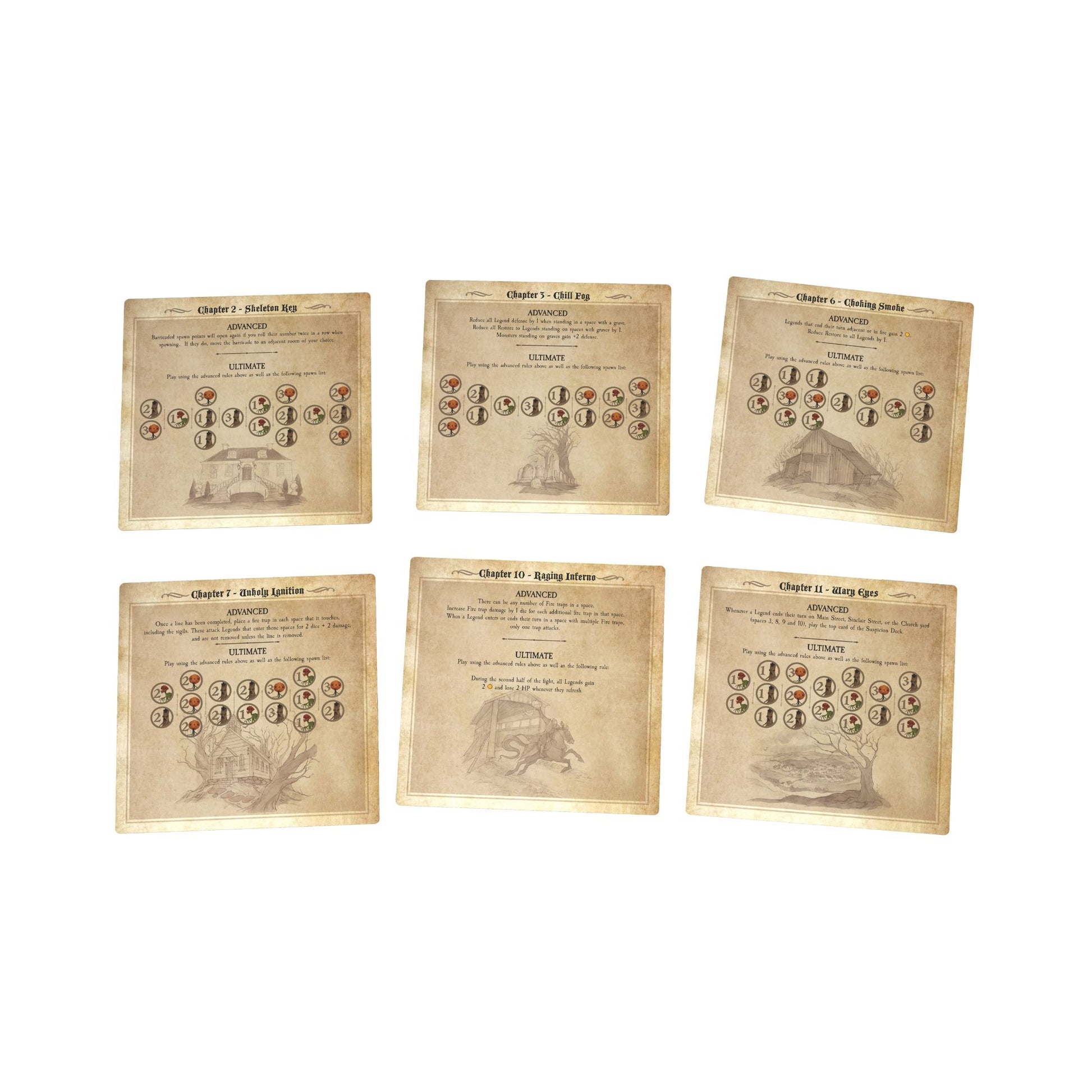 Legends of Sleepy Hollow: Chapter Promo Cards