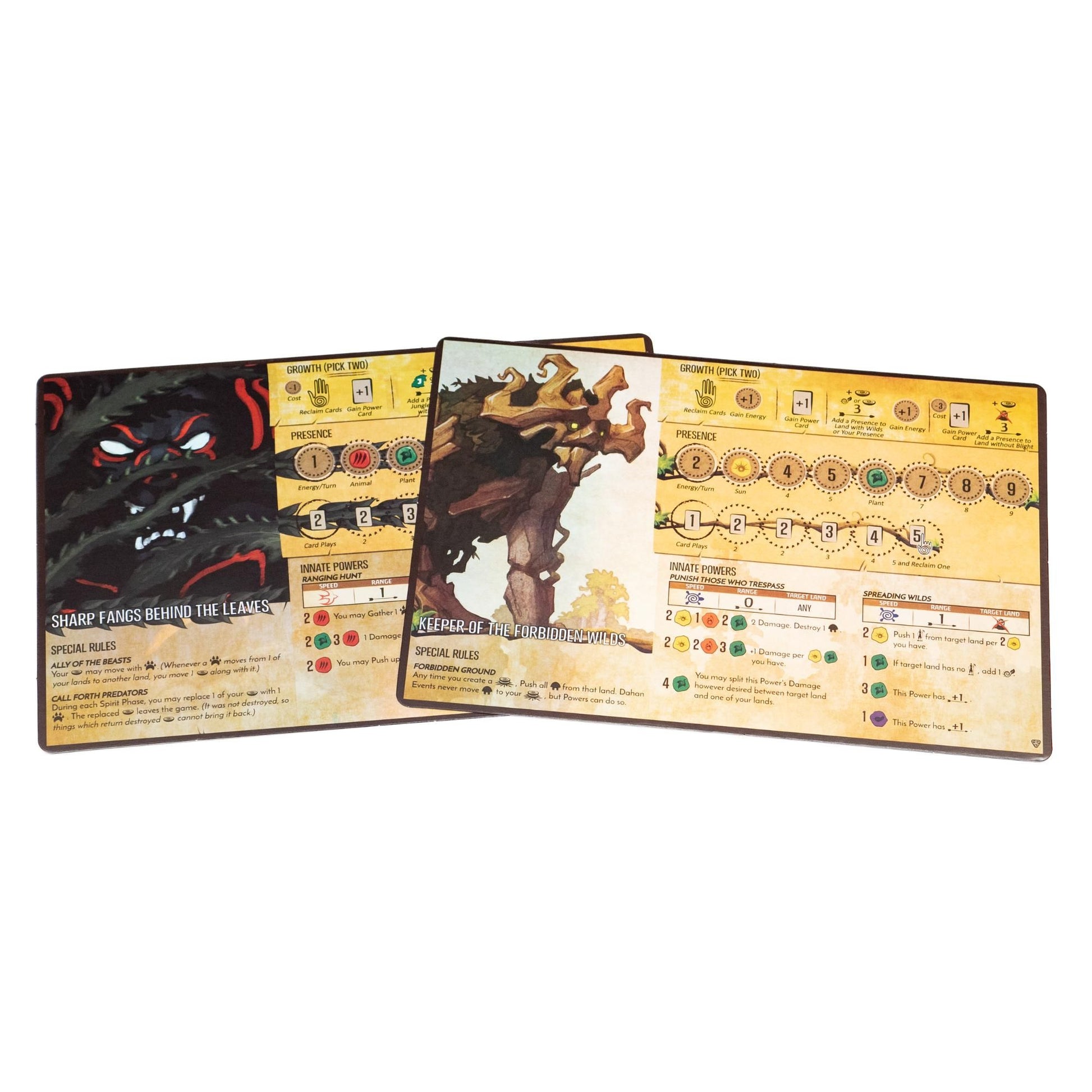 Spirit Island: Branch and Claw - Premium Foil Spirit Panels